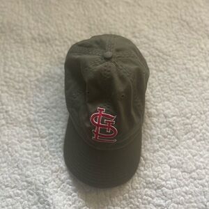 Vintage Official MLB St. Louis hat, brown with red logo
